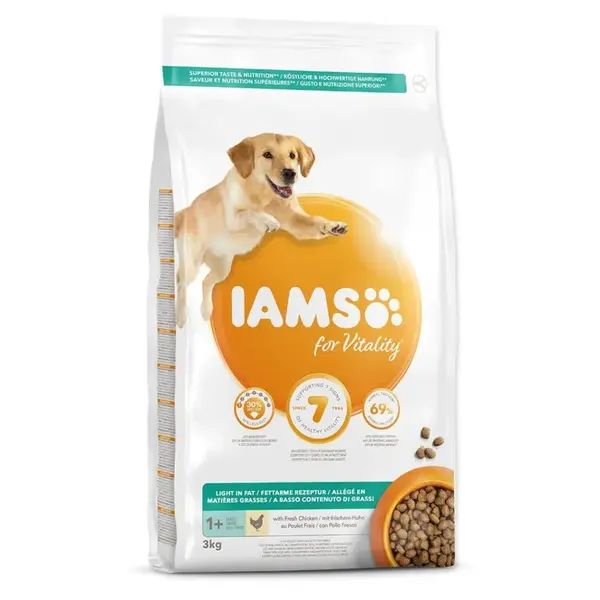 IAMS Dog Adult Weight Control Chicken granule pro psy, Hmotnost balení (g): 3 kg