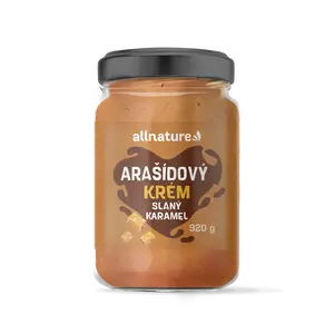 ALLNATURE Arašídový krém slaný karamel 920 g