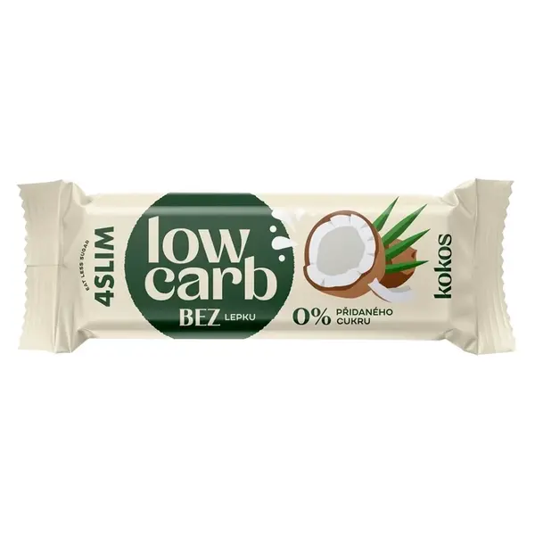 4SLIM Low carb tyčinka kokos 35 g
