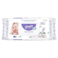 BELLA HAPPY Baby sensitive dětské vlhčené ubrousky 56 kusů