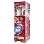 WHITE GLO Profesionální bělicí zubní pasta 150 g plus kartáček na zuby a mezizubní kartáčky