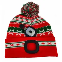 Čepice s čelovkou STREND PRO 3133512 X-mas nabíjecí