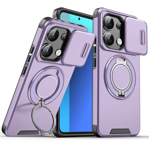Camslide Stand obal, Xiaomi Redmi Note 13 Pro Plus, fialový