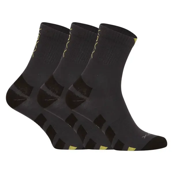 3PACK ponožky tmavo sivé (Gastl) M