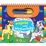 Čti a vybarvuj - Jednorožci - magické vodní omalovánky