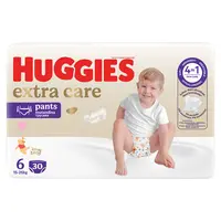 HUGGIES Dětské plenky Extra Care Pants 6 velikost 15-25 kg 30 kusů