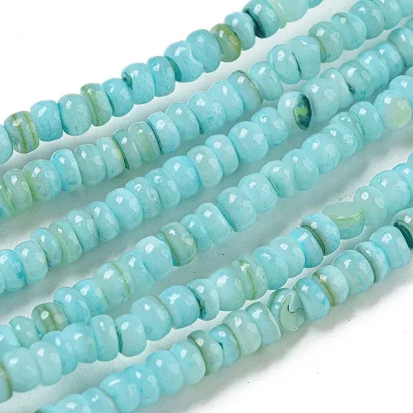 Dyed Natural Freshwater Shell Beads Strands