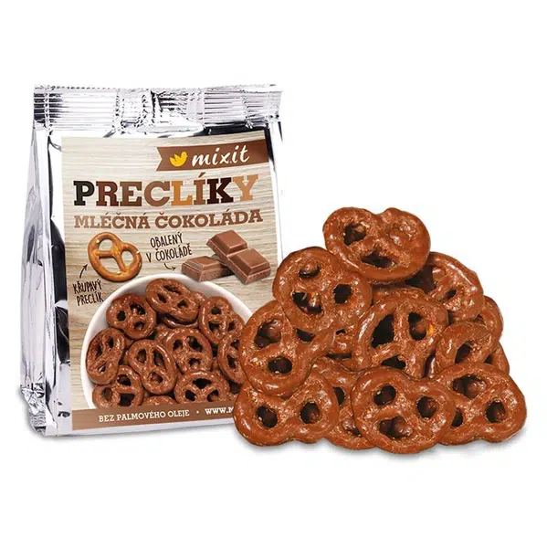 MIXIT Preclíky do kapsy mléčná čokoláda 70 g