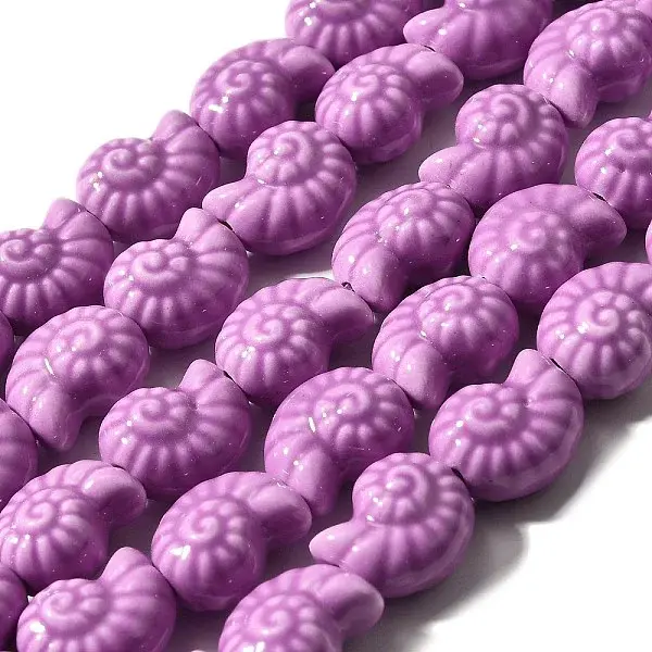 Glazed Porcelain Beads Strands