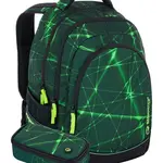 Školní set Bagmaster DIGITAL 22 B Set Gray/Green