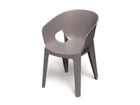 Židle zahradní PREMO 560x590x810mm - zemitě hnědá