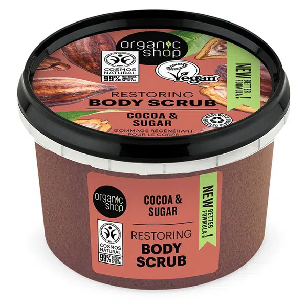 ORGANIC SHOP Tělový peeling Belgická čokoláda 250 ml