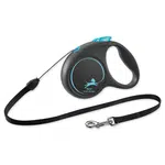 Flexi Black Design S lanko 5m modrá do 12kg