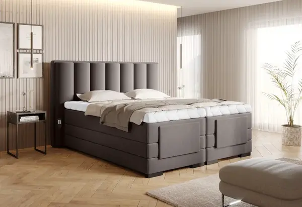 Boxspring Veros Rozměr: 140 x 200 cm, látka: Savoi 7