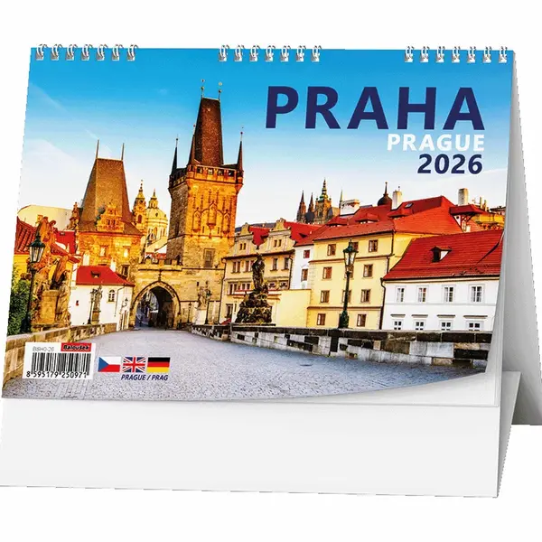 Praha 2026 - stolní kalendář