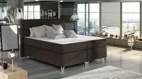 Boxspring Amadeo Rozměr: 140 x 200 cm, látka: Sawana 26, Varianta: S LED osvětlení