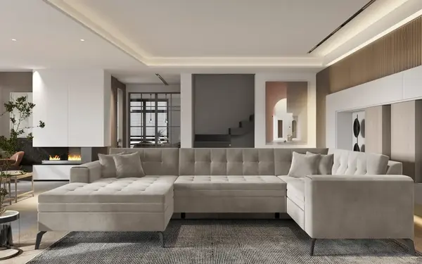 Sedací souprava Montez Provedení: Levá U, látka: Sola 18