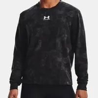 Under Armour Tričko Rival Terry Print Crew-BLK - Dámské