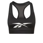 Reebok Športová podprsenka 'Lux Vector'  čierna / biela