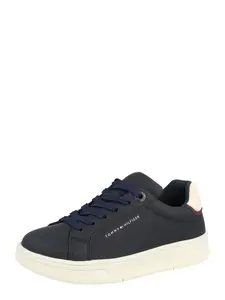 TOMMY HILFIGER Tenisky 'HAMPTON'  námornícka modrá / šedobiela