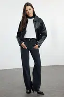 Trendyol Black High Waist Wide Leg Jeans