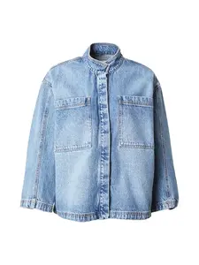 Munthe Prechodná bunda 'NUXA'  modrá denim