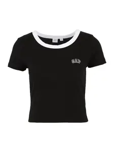 Gap Petite Tričko  čierna / biela
