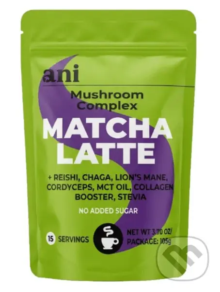 ANi Matcha Latte mushroom complex 105g,ANi Matcha Latte mushroom complex 105g