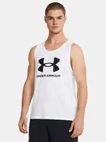 Under Armour Tílko UA SPORTSTYLE LOGO TANK-WHT - Pánské