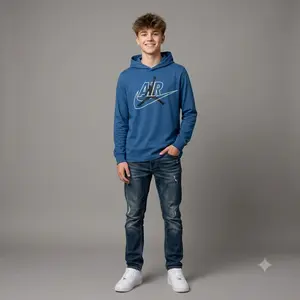 Jordan  mj jumpman air hooded ls l