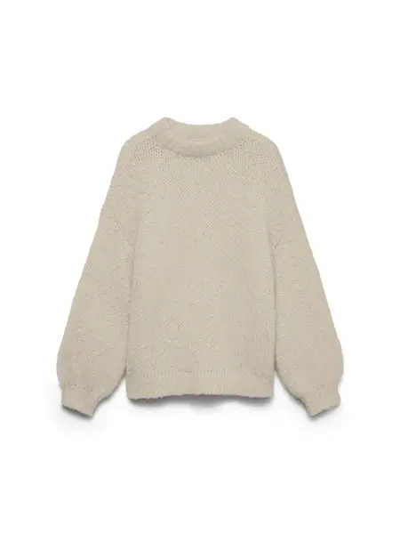 VERO MODA Sveter 'VMMAYBE'  svetlobéžová