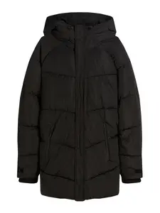 Bershka Zimná bunda  čierna