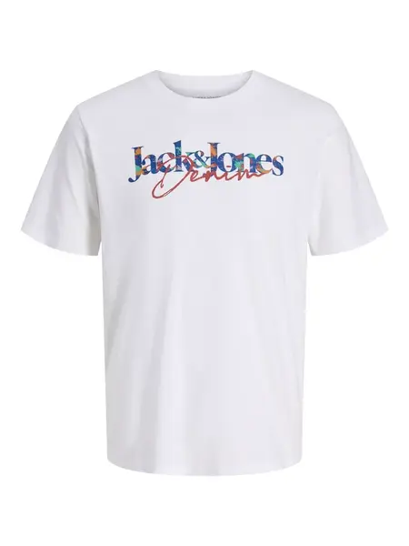 Jack & Jones Junior Tričko 'JJTOM'  modrá / červená / biela