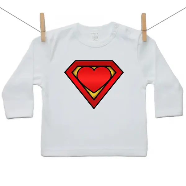 Boodyy Tričko s dlhým rukávom Super baby 110 (4-5 rokov)