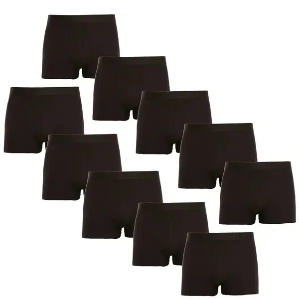 10PACK pánske boxerky čierne (10NB001) XL