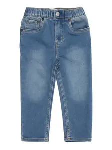 Levi's Kids Džínsy 'LVB Slim Dobby Pull On'  modrá denim