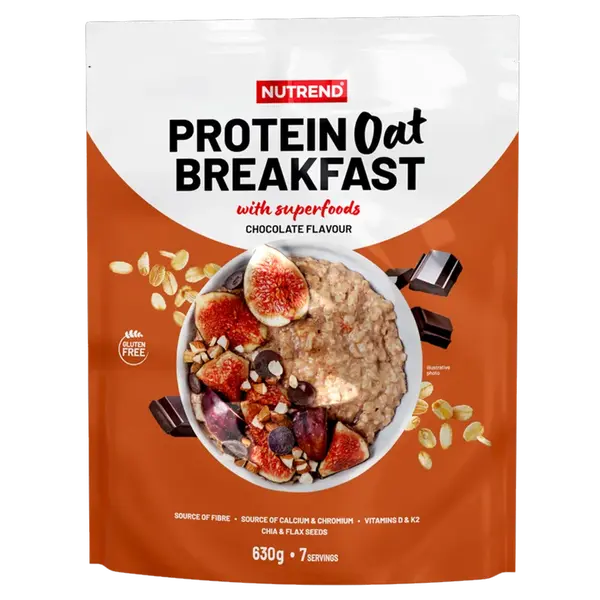 Nutrend PROTEIN OAT BREAKFAST, 630 g, čokoláda