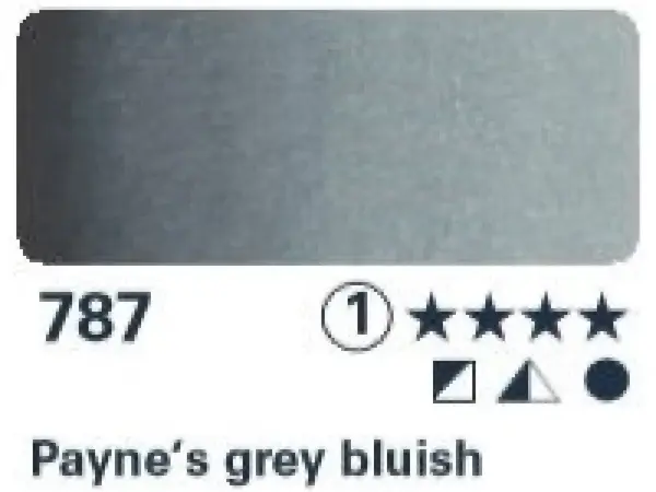 Akvarelová barva Horadam 1/2 – 787 Payne's grey bluish