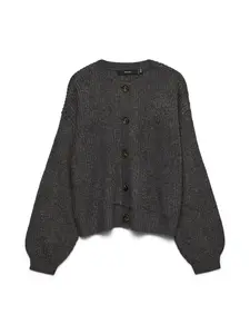 VERO MODA Kardigán 'VMLea'  antracitová