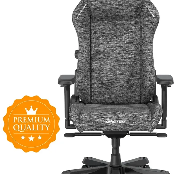 herní židle DXRacer MASTER šedá II, látková
