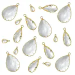 18Pcs 3 Styles Glass Charms