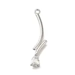 Brass Micro Pave Cubic Zirconia Pendants