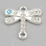 Alloy Rhinestone Links connectors