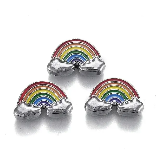 Alloy Enamel Slide Charms