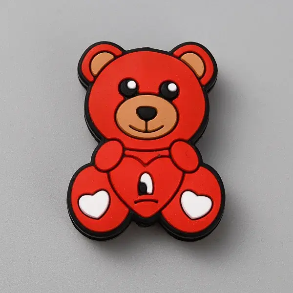 Bear Food Grade Eco-Friendly Silicone Beads