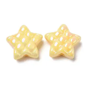 Opaque Acrylic Waffle Beads
