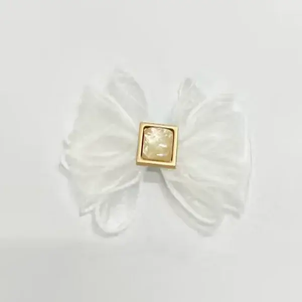 Polyester Tulle Bowknot Shoe Decorations