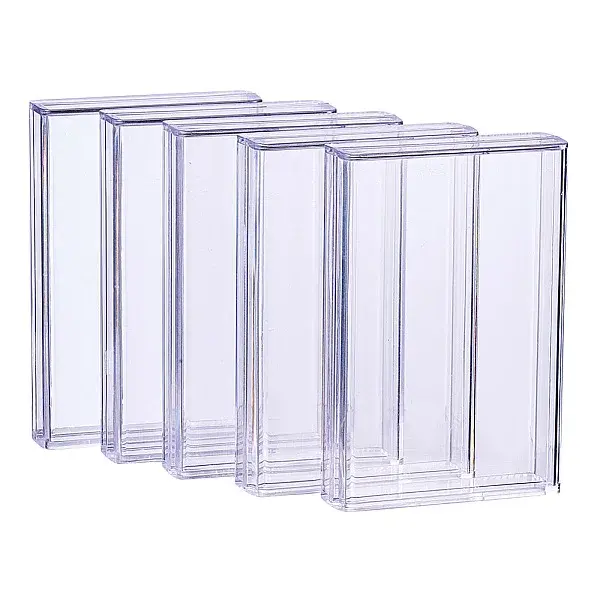 Transparent Plastic Bead Containers