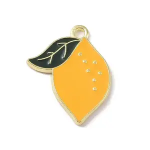 Golden Plated Alloy Enamel Pendants