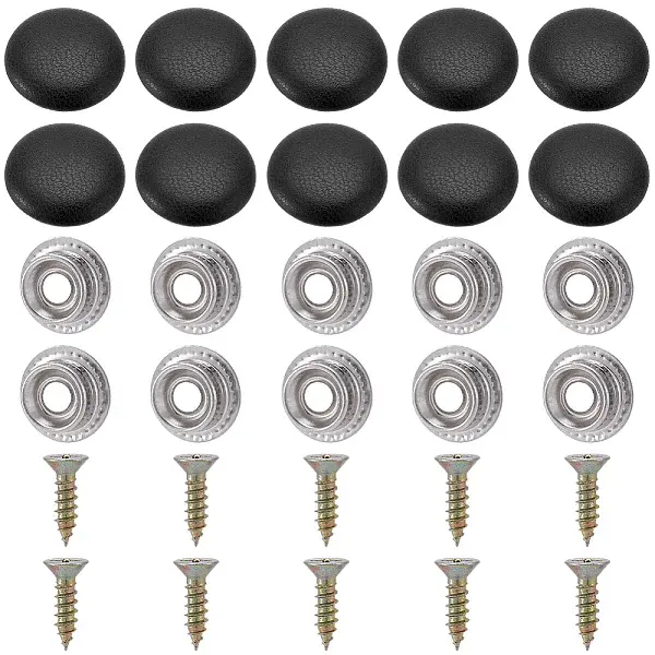 20Sets Leather Car Roof Buckle Fastener